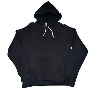 NWOT American Apparel Classic Sweats Black Pullover Hoodie Long Sleeve Mens L